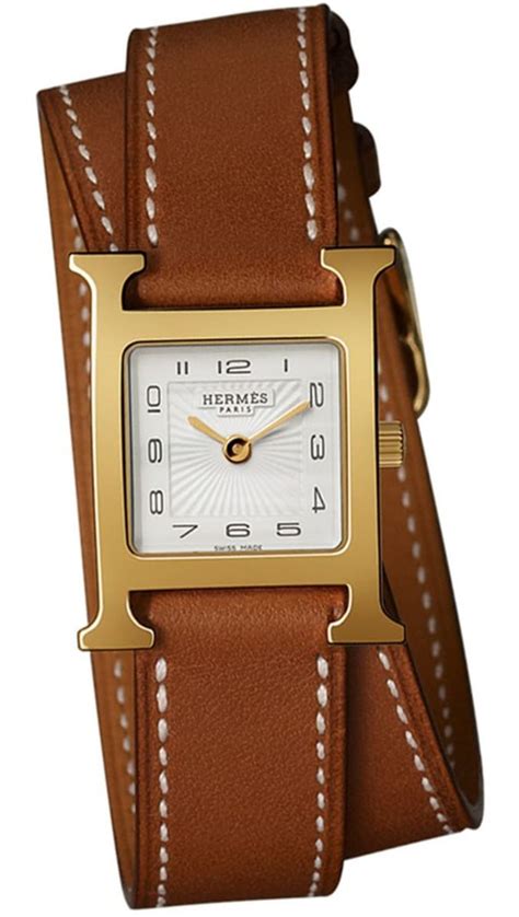 hermes gold watch ladies|Hermes unisex 21010.